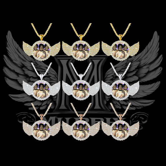 Circle With Wings Necklace